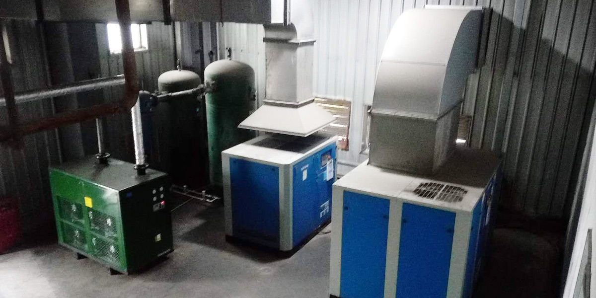 上海某自動化精密儀表公司使用斯可絡空壓機進行氣共享節(jié)能改造